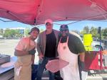 Leo, Lamont and Mark at Fenice Pizza.